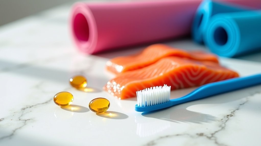 exercise omega 3s protect teeth