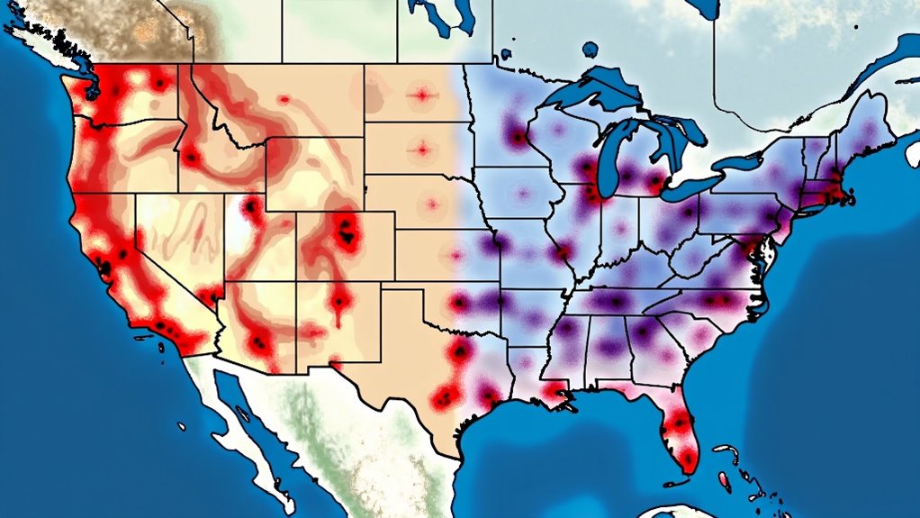 gender stratified geographic disease correlation