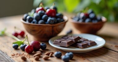 berries and cocoa boost mood