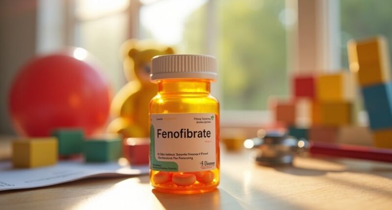 fenofibrate for children s triglycerides